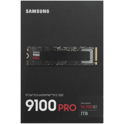 SSD диск Samsung 9100 PRO 1Tb MZ-VAP1T0BW Черный