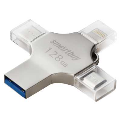 флешка SmartBuy 128GB SB128GBMC15 Серебристый