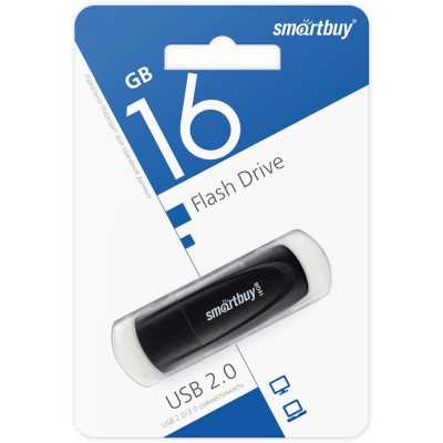 флешка SmartBuy 16GB SB016GB2SCK Черный