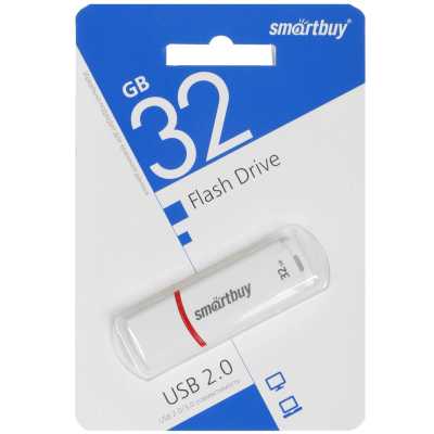 флешка SmartBuy 32GB SB32GBCRW-W Белый