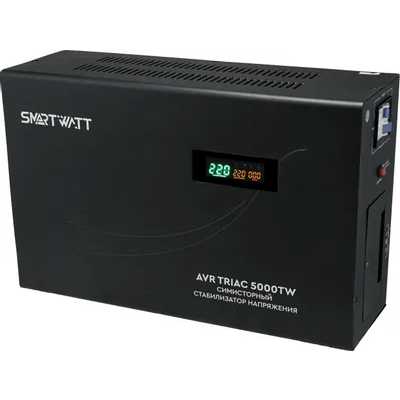 стабилизатор напряжения SMARTWATT AVR Triac 5000TW 4512020380002 Черный
