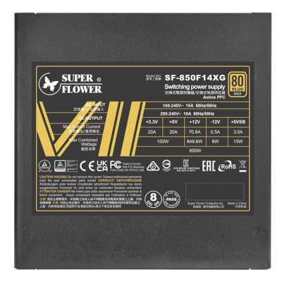 блок питания Super Flower Leadex VII Gold 850W SF-850F14XG Черный