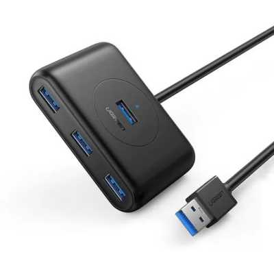 разветвитель USB Ugreen CR113 20291 черный