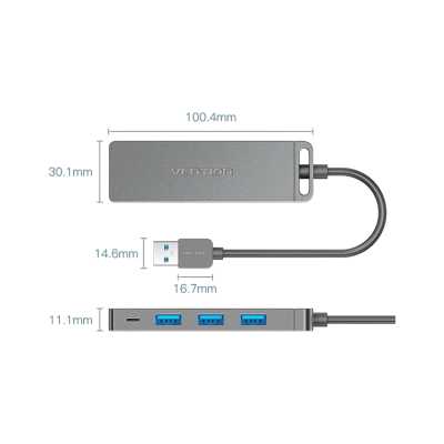 разветвитель USB Vention CHLHF