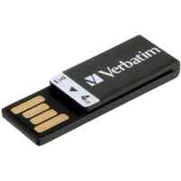 флешка Verbatim 4GB 043901-177 CLIP-IT