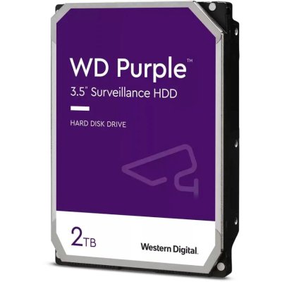 жесткий диск WD Purple 2Tb WD23PURZ Фиолетовый