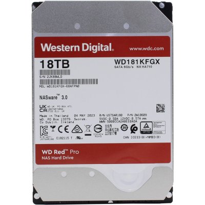 жесткий диск WD Red Pro 18Tb WD181KFGX