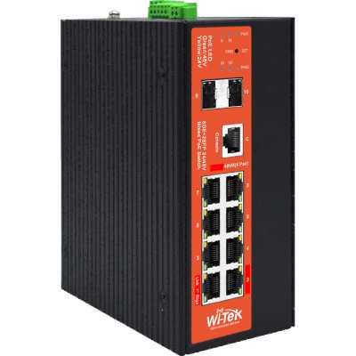 коммутатор Wi-Tek WI-PMS310GF-Alien-I v2
